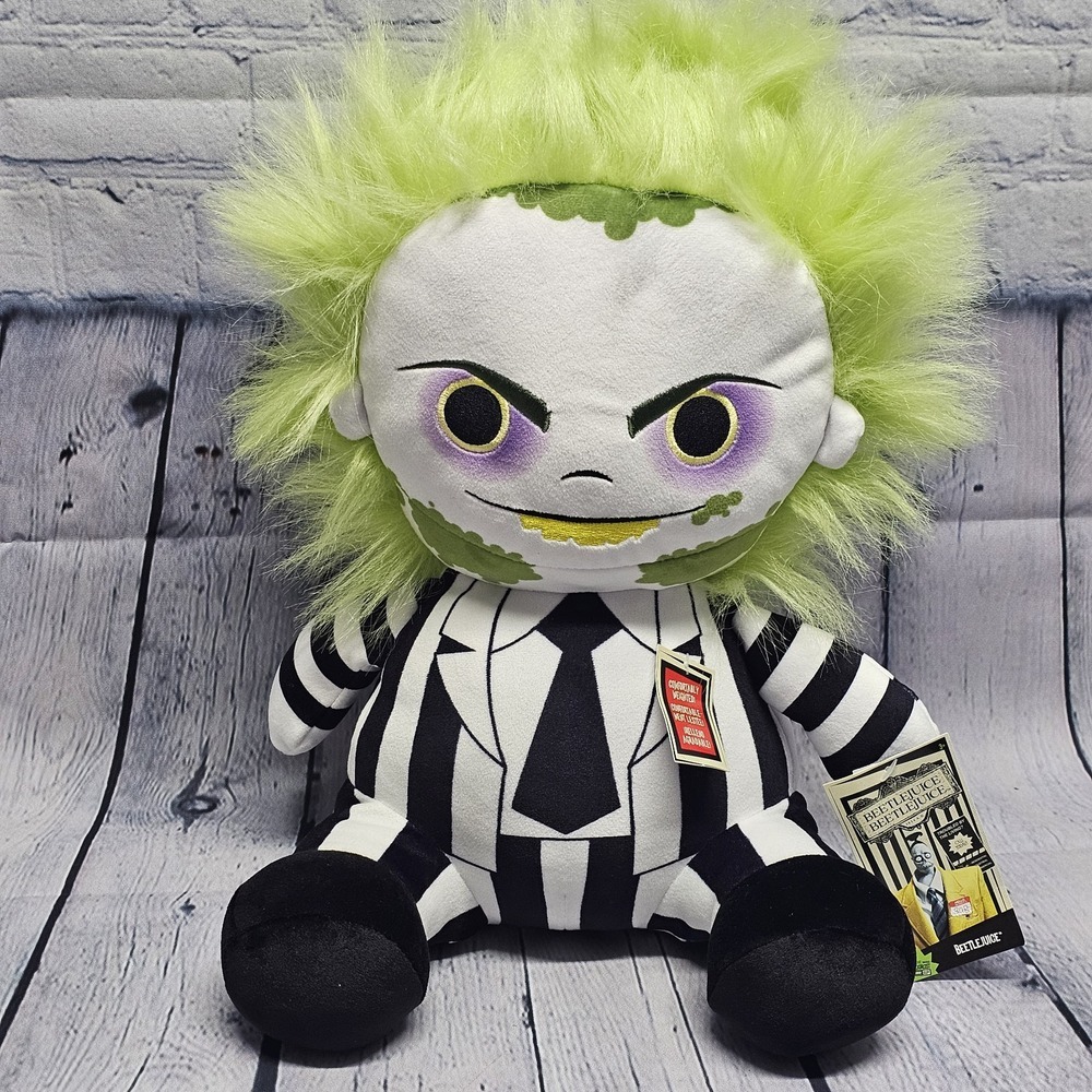Beetlejuice 2 14″ Deluxe Weighted Plush Beetlejuice  *New*